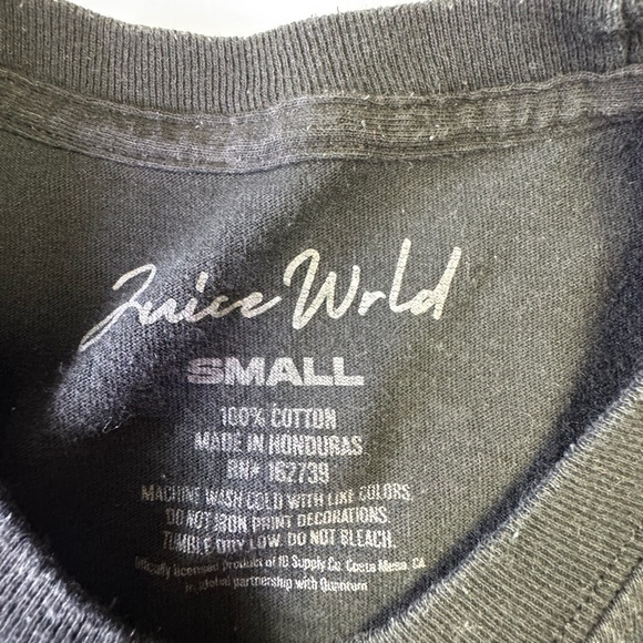 Juice World Black and Red Graphic Short Sleeve Tees - Picture 2 of 5